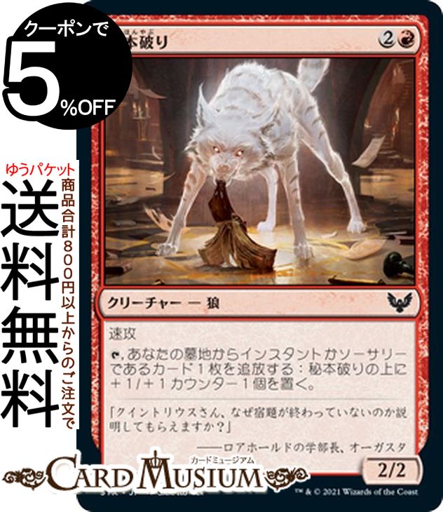 MTG マジック:ザ・ギャザリング 秘本破り コモン ストリクスヘイヴン:魔法学院 STX マジック:ザ・ギャザリング ギャザ MTG マジック・ザ・ギャザリング 日本語版 クリーチャー 赤