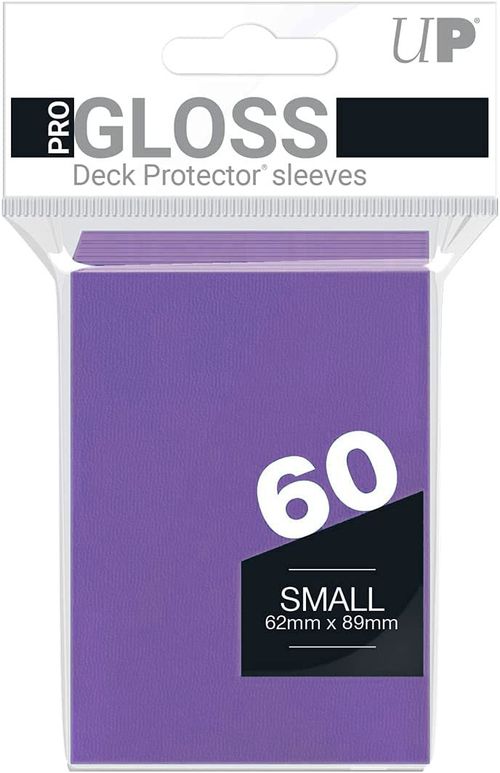 ウルトラプロ ソリッドデッキプロテクター 小型サイズ パープル 60枚入り カード スリーブ UltraPro Gloss Small Deck Protector Sleeves Purple