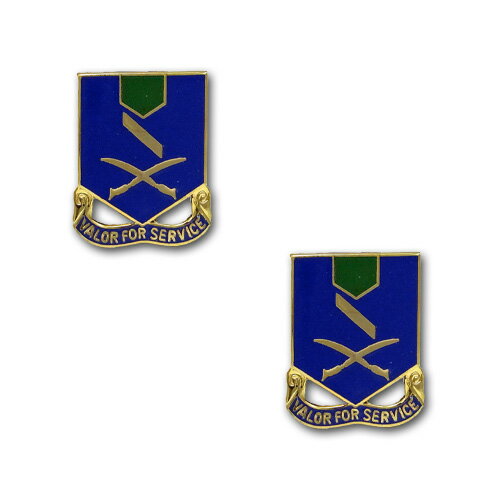 アメリカ陸軍 クレスト 第137歩兵連隊 カンザス陸軍州兵 - Valor for Service