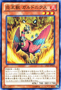 遊戯王カード 炎王獣 ガルドニクス ロードオブザタキオンギャラクシー LTGY YuGiOh 遊戯王 カード 炎王獣ガルドニクス 炎王 炎属性 鳥獣族