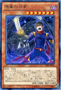 遊戯王カード 黒竜の忍者 レア ザ・ダーク・イリュージョン TDIL YuGiOh! | 遊戯王 カード 忍法 忍者 闇属性 獣族 レア