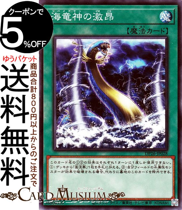 遊戯王カード 海竜神の激昂 ノーマル デュエリストパック 深淵のデュエリスト編 DP26 Yugioh 遊戯王 カード リバイアサン 通常魔法