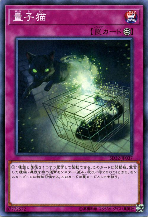 遊戯王カード 量子猫 ストラクチャ