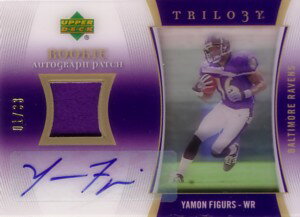ヤモン・フィガーズYamonFigurs2007UDUDTrilogyRookieAutographedPatches01/33