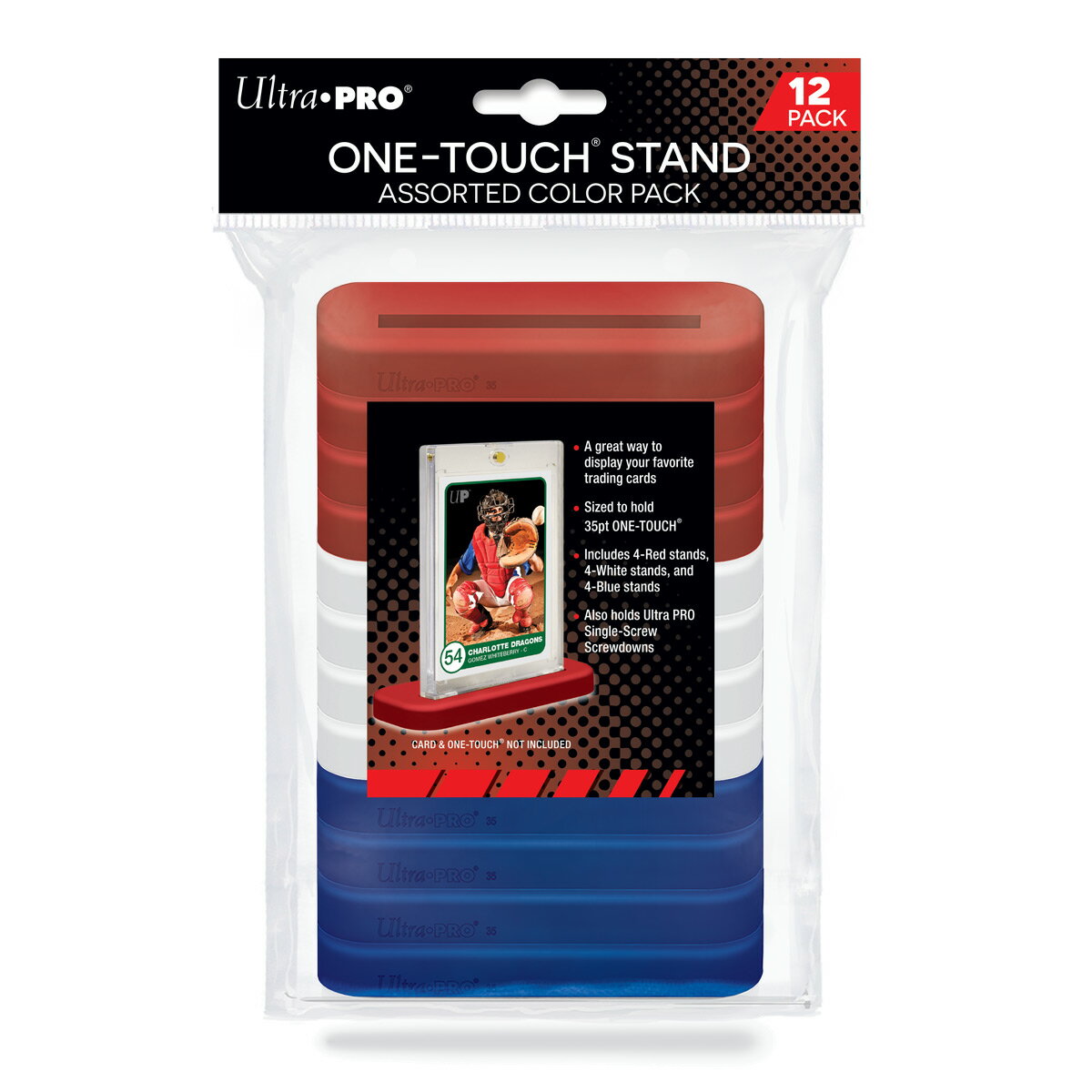 Ultra Pro (ウルトラプロ) 35PT ワンタッチマグネットホルダースタンド 12個入り アソート 15222 One Touch Stand 35pt Assorted Color 12-pack