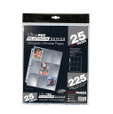 【ウルトラプロ UltraPro 収集用品】9ポケット シート 3穴 (25枚入り) 83652 Ultra PRO Platinum Series 9-Pocket Pages (25 count retail pack)