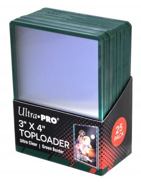 ȥץ(UltraPro)ȥåץ(꡼)25ѥå#84916|3"X4"GreenBorderToploader