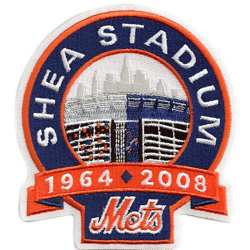 【3/15再入荷！】 MLB シェイスタジアムファイナル ロゴパッチ (メジャーリーグベースボール) (野球) (メッツ) (New York Mets) (Logo Patch)