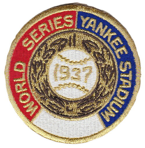 【ニューヨーク ヤンキース】 1937ワールドシリーズ優勝記念ロゴパッチ (New York Yankees) (MLB) (メジャーリーグベースボール) (World Series)