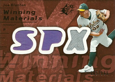 ジョー ブラントン　2007 SPx Winning Materials 199 Bronze 199枚限定！ (105/199) / Joe Blanton