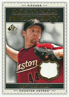 ロイ・オズワルド MLBカード Roy Oswalt 2009 SP Legendary Cuts Destined for History Memorabilia