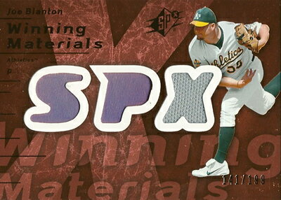 ジョー・ブラントン MLBカード Joe Blanton 2007 SPx Winning Materials 141/199