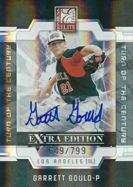 ギャレット・グールド MLBカード Garrett Gould 2009 Donruss Elite Extra Edition Sognature Turn of The Century 649/799