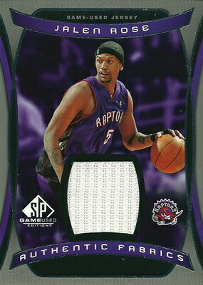 ジェイレン・ローズ Jalen Rose 04/05 SP Game Used Fabrics