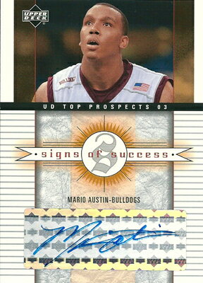 マリオ・オースチン バスケットボールカード Mario Autsin 03/04 SP Tops Prospects Signs of Success