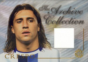 サッカーカード【エルナン　クレスポ】ジャージカード 2004 Futera Jersey　250枚限定！(184/250) / Hernan Crespo