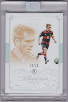 フィリップ・ラーム 2016 Panini Flawless Base Gems Legends 14/20 Philipp Lahm