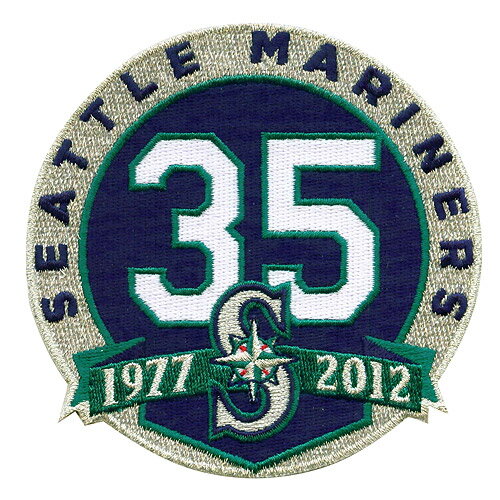 【シアトル・マリナーズ】 球団設立35周年記念ロゴパッチ / Seattle Mariners