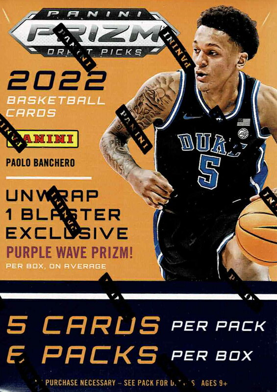 2022-23 Panini Prizm Draft Picks Collegiate Basketball Blaster Box 4/26