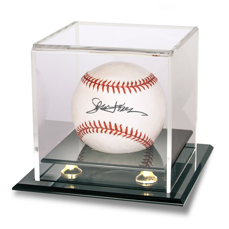 【ウルトラプロ UltraPro 収集用品】ボールケース ライザー UV #84410 | Baseball & Puck Gold Riser Display
