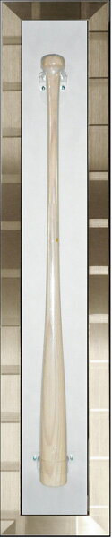 バットケース バットケース UVプロテクト仕様 シルバー、マット白 | Baseball Bat Case Silver Frame White Matt