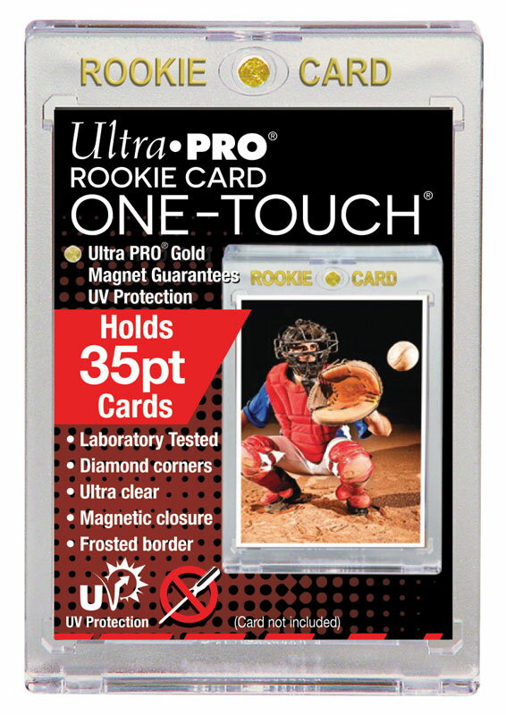 【ウルトラプロ UltraPro 収集用品】35PT ルーキーカード UVワンタッチマグネットホルダー 1mm厚 UV ( 85266) One Touch