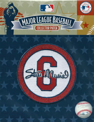 MLB 2013 スタン・ミュージアル メモリアルロゴパッチ (ホワイト) / 2013 Stan Musial Memorial Logo Patch