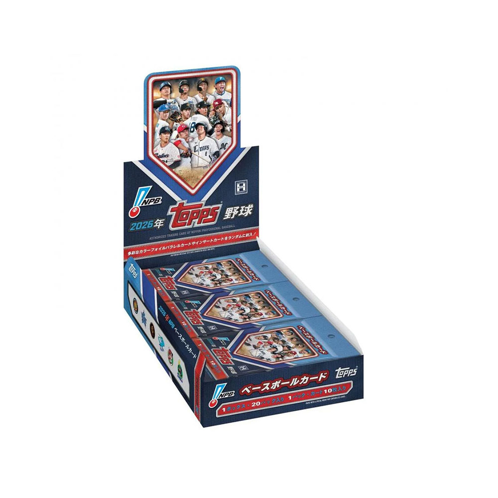 Rakuten - (予約)2026 Topps NPB ベースボールカード Box 6/12発売予定！