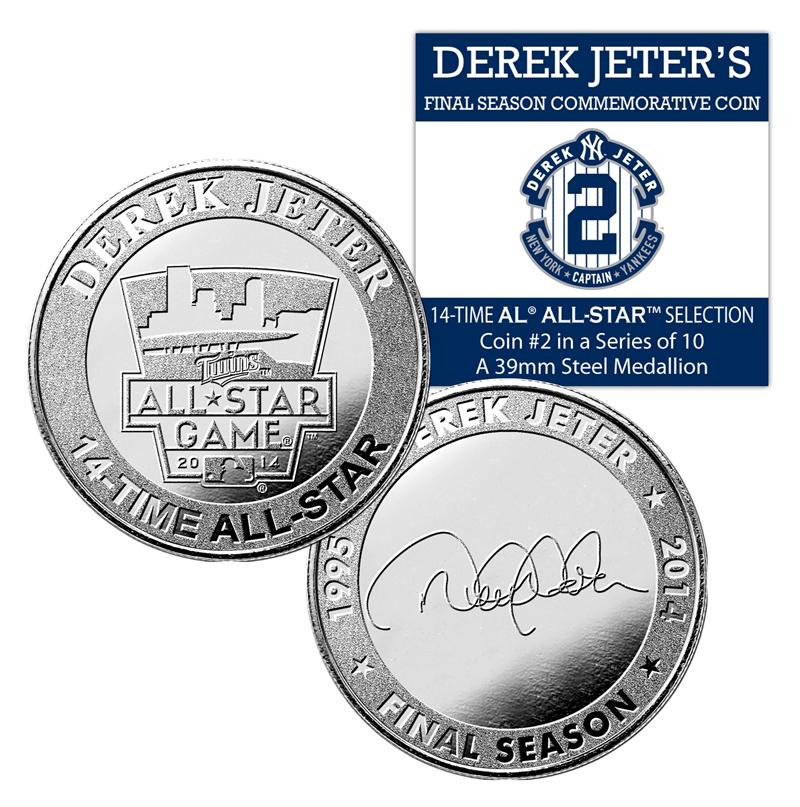 楽天カードファナティック（セール）The Highland Mint （ハイランドミント） デレク・ジーター ファイナルシーズンコイン #2 （Derek Jeter Final Season 14 time All Star Coin）