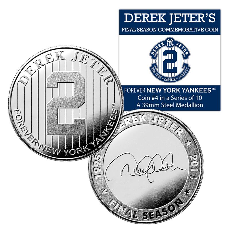 ()The Highland Mint (ϥɥߥ) ǥ쥯 եʥ륷󥳥 #4 (Derek Jeter Final Season New York Yankees Forever Coin)