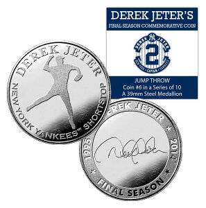 ()The Highland Mint (ϥɥߥ) ǥ쥯 եʥ륷󥳥 #6 (Derek Jeter Final Season Jump Throw Coin)