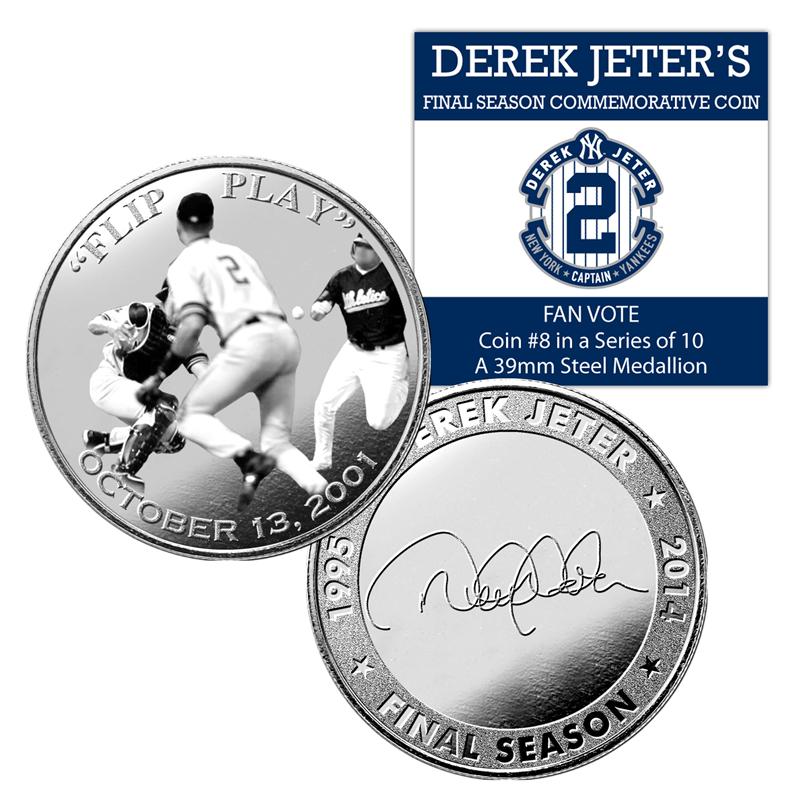 ()The Highland Mint (ϥɥߥ) ǥ쥯 եʥ륷󥳥 #8 (Derek Jeter Final Season Fan Vote Coin)