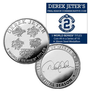 ()The Highland Mint (ϥɥߥ) ǥ쥯 եʥ륷󥳥 #10 (Derek Jeter Final Season Yankees All Time Hit Leader Coin)