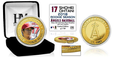 The Highland Mint (ハイランドミント) 大谷翔平 ロサンゼルス・エンゼルス MLBルーキーシーズンゴールドカラーコイン (Shohei Ohtani MLB Rookie Season Gold Color Coin) 5/22再入荷予定！