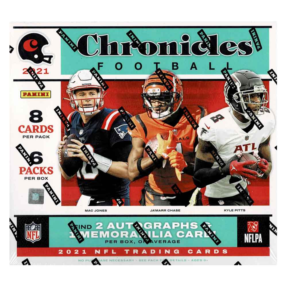 NFL 2021 Panini Chronicles Football Hobby Box 7/13入荷！