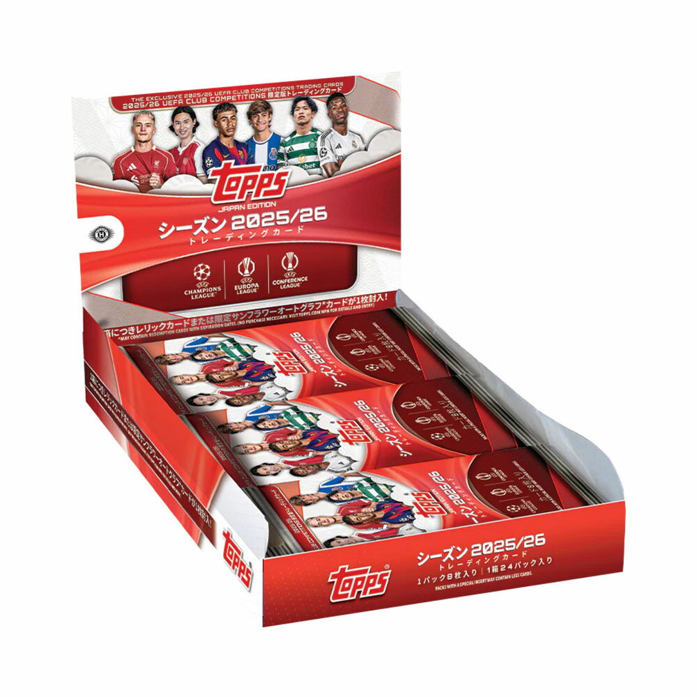 Rakuten - (お一人様2Box限定)（予約）2026 Topps UEFA Japan Edition Soccer Box 5/22入荷予定！