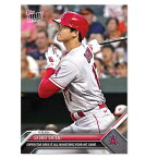 大谷翔平 #294 先発投手ながら4安打3打点の活躍をした記念カード Superstar Does It All In Historic Four-Hit Game - Shohei Ohtani 2023 MLB Topps Now Card