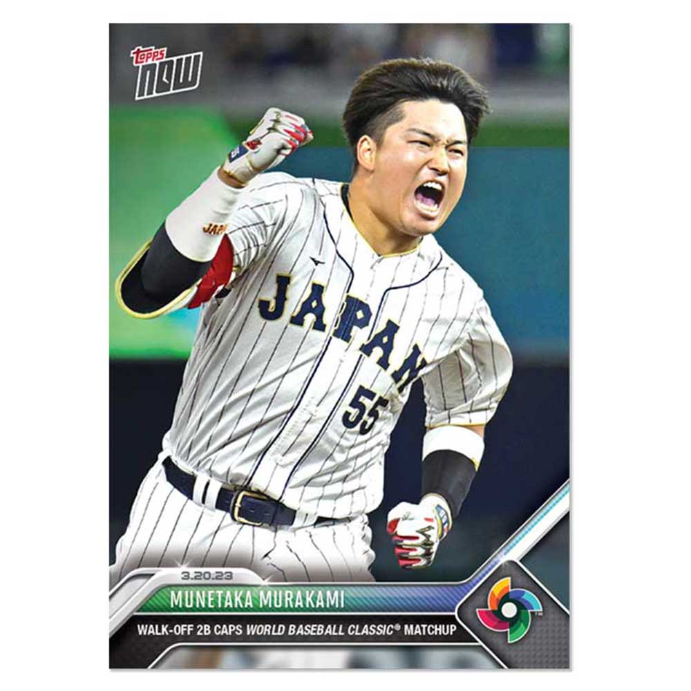 ¼彡δ#WBC-66辡Ȥʤ륵ʥ饿꡼2١ҥåȤǤäǰWalk-Off2BCapsWorldBaseballClassicMatchUp-MunetakaMurakami2023ToppsNowCard