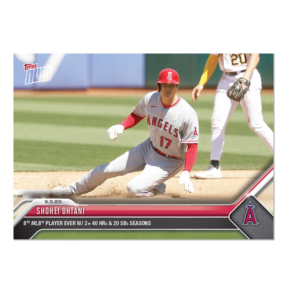 ëʿ#811MLB˾8ܤȤʤʣ40ۡ20ݤϿǰ8thMLBPlayerEverW/2+40HRs&20SBsSeasons-ShoheiOhtani2023MLBToppsNowCard