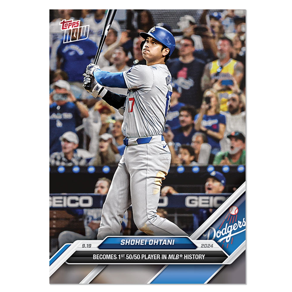 ëʿ#722MLB˾ǽ50/50ãȤʤäǰ-Becomes1st50/50PlayerinMLBHistory-ShoheiOhtani2024ToppsNowCard11/5