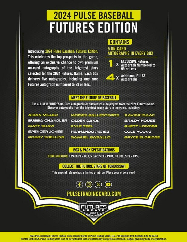 2024 Pulse Baseball Futures Edition Box 11/8���١�