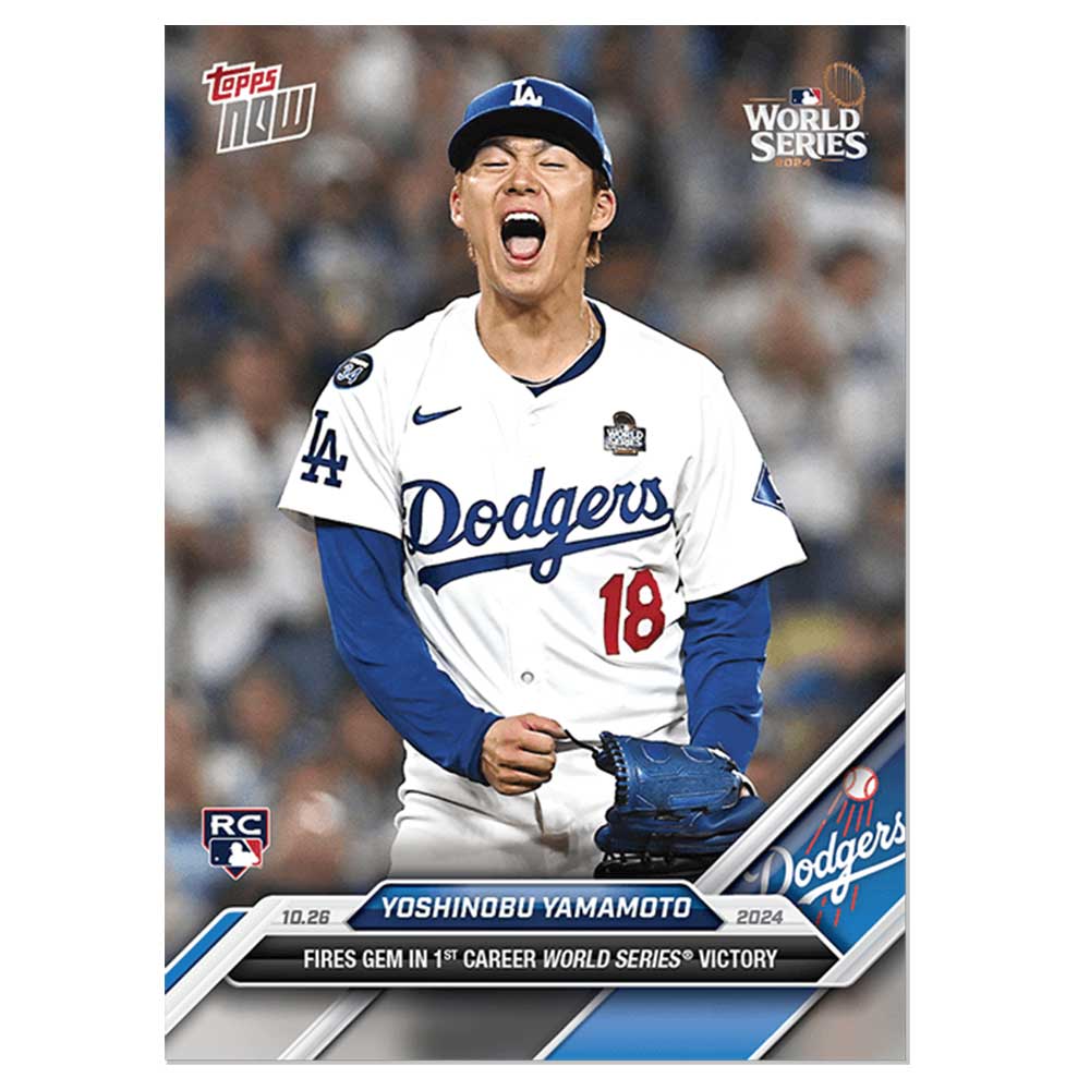 ͳ#869ɥ꡼龡ǰ-FiresGemin1stCareerWorldSeriesVictory-YoshinobuYamamoto2024ToppsNowCard12/3