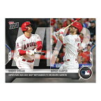 大谷翔平&ブライス・ハーパー #OS-42 リーグMVP受賞記念カード Superstars add 2021 MLB MVP Awards to decorated careers Shohei Ohtani & Bryce Harper - 2021 MLB Topps Now Card 12/13入荷