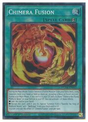 【遊戯王 英語版】Chimera Fusion(SR)(1st)(合成獣融合)◇スーパーレア