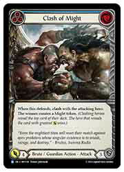 【FLESH AND BLOOD】Clash of Might [青][R](HVY139)◇