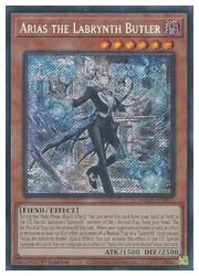 【遊戯王 英語版】Arias the Labrynth Butler(S)(1st)(白銀の城の執事アリアス)◇シークレットレア