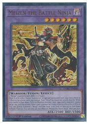 【遊戯王 英語版】Meizen the Battle Ninja(U)(1st)(戎の忍者-冥禪)◇ウルトラレア