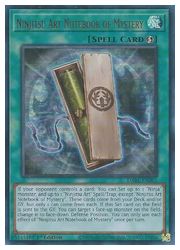 【遊戯王 英語版】Ninjitsu Art Notebook of Mystery(U)(1st)(異譚の忍法帖)◇ウルトラレア