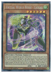 【遊戯王 英語版】Virtual World Roshi-Laolao(PSR)(1st)(電脳堺悟-老々)◇プリズムレア