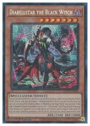 【遊戯王 英語版】Diabellstar the Black Wit(S)(1st)(黒魔女ディアベルスター)◇シークレットレア